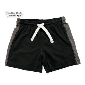 Carter's 24m Black & Grey Athletic Shorts